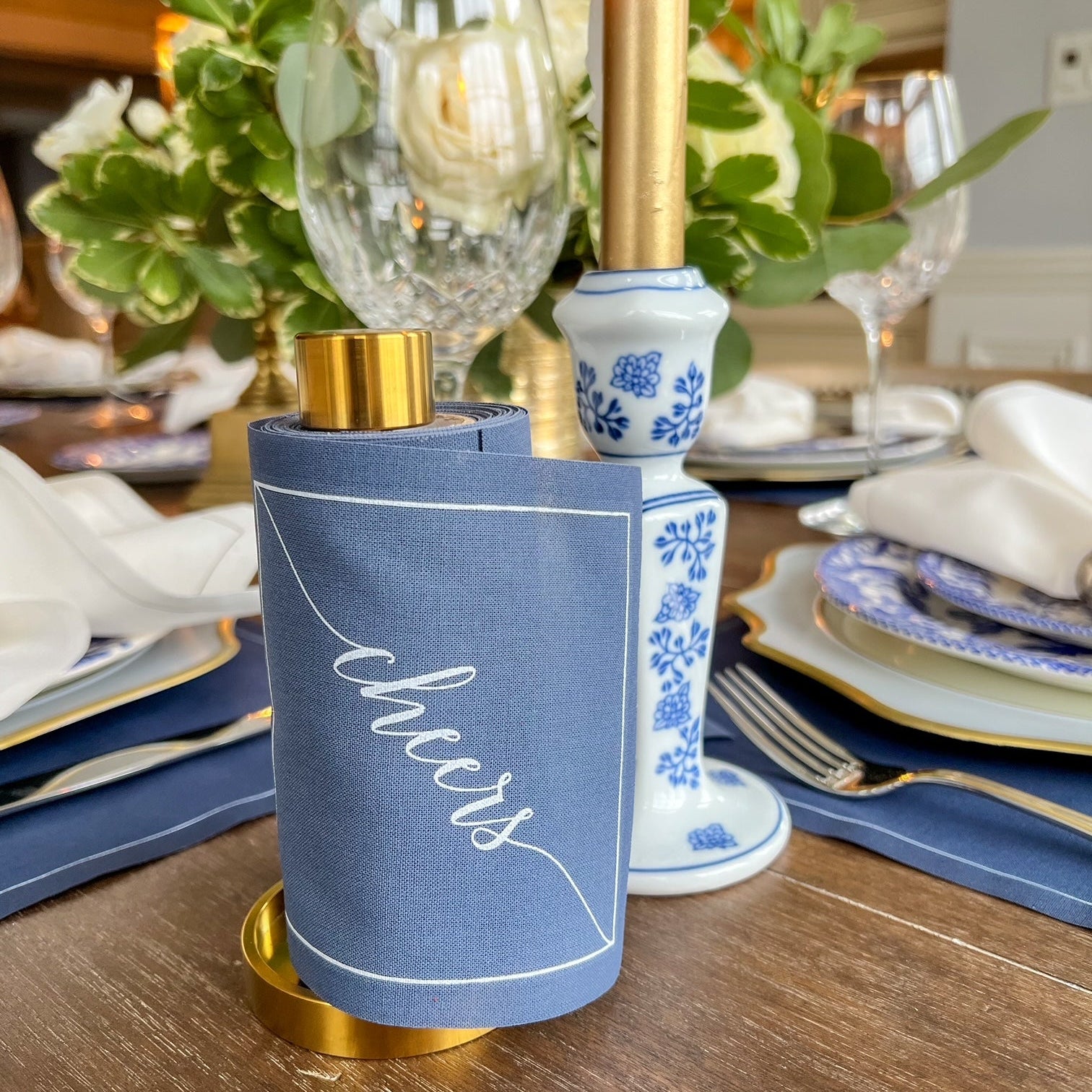 Classic Blue & White