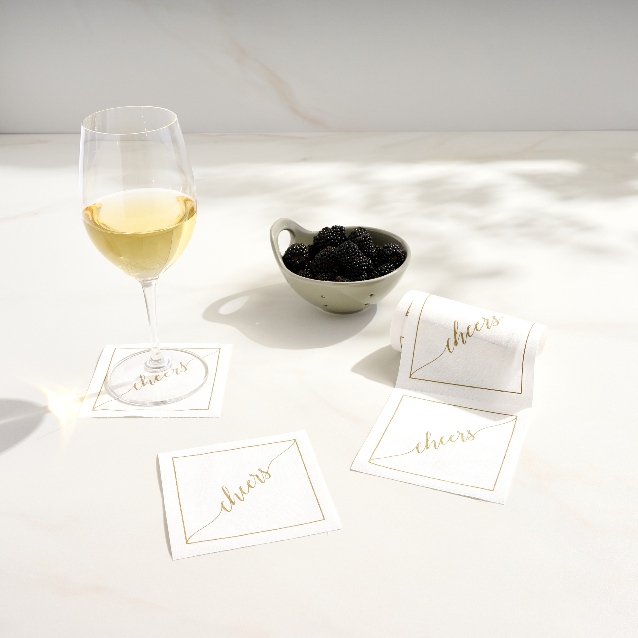 Golden Salute Cocktail Napkins