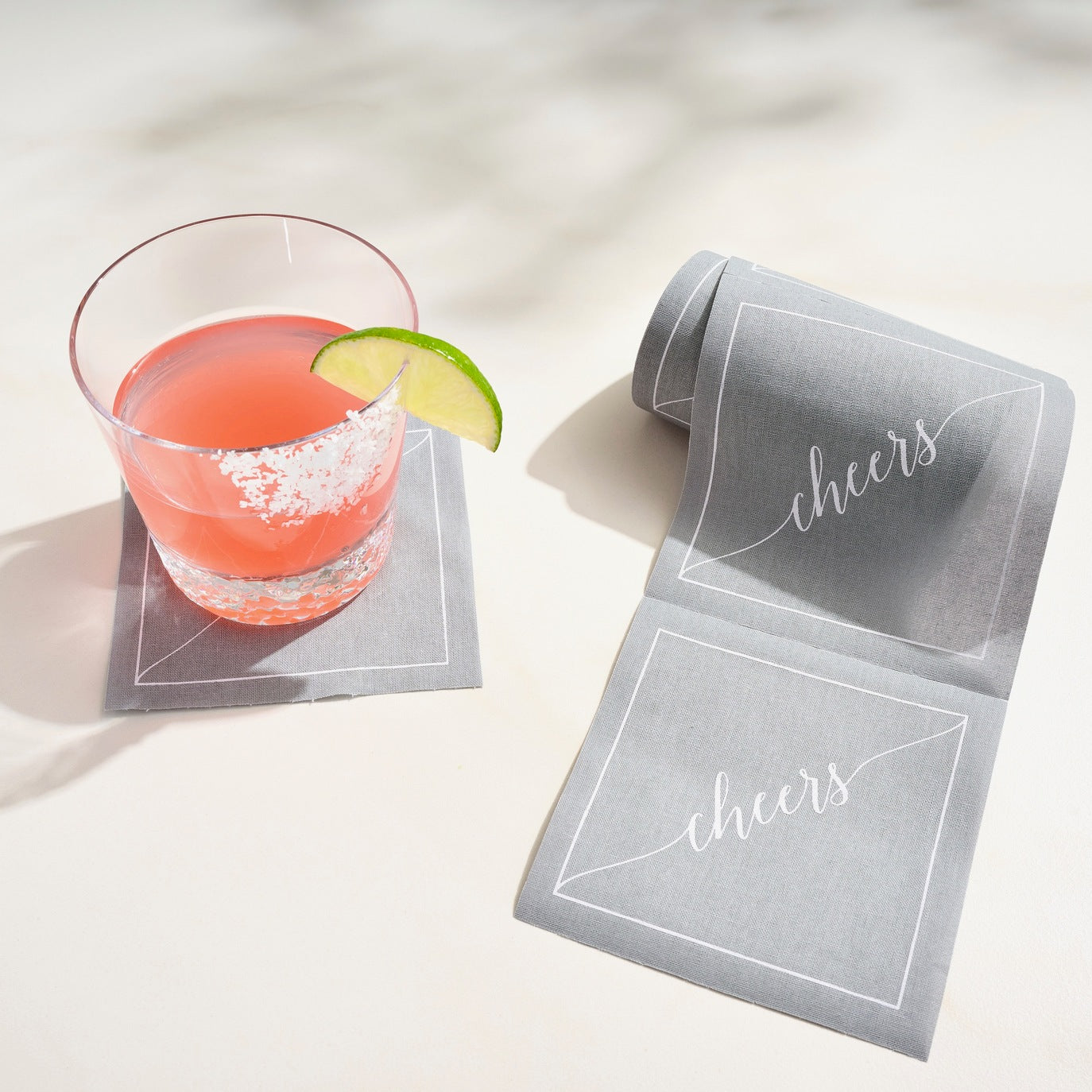 Silver Fox Cocktail Napkins