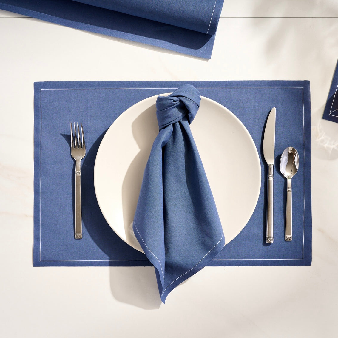 Mystic Blue Dinner Napkins