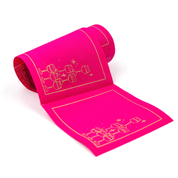 Blush Bubbles Cocktail Napkins Gold Border