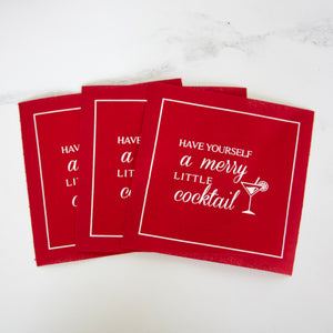 Have Yourself a Merry Little Cocktail Cocktail Napkins