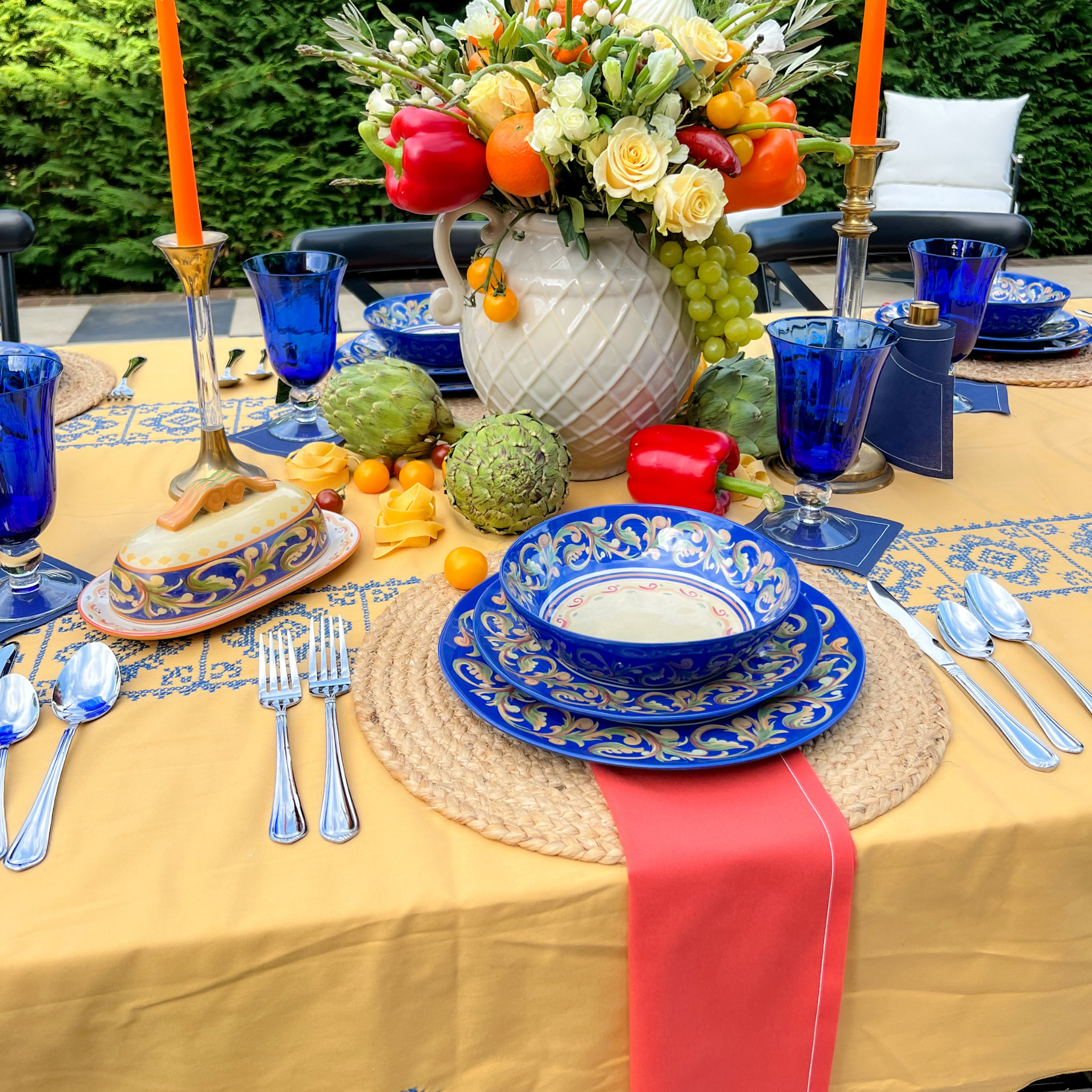 Late Sunset Dinner Napkins