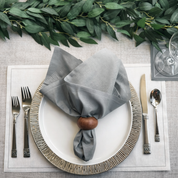 Silver Fox Dinner Napkins