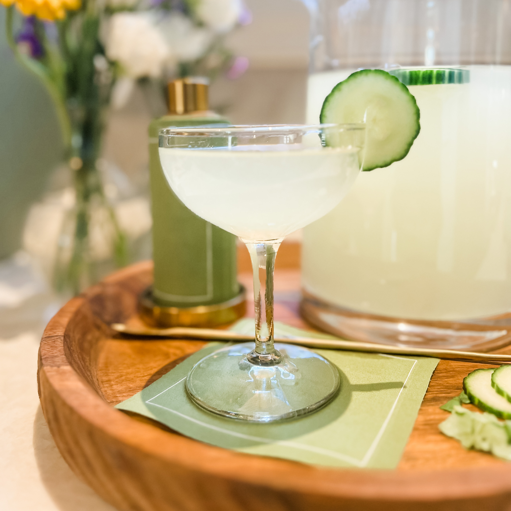 Olive Cocktail Napkins