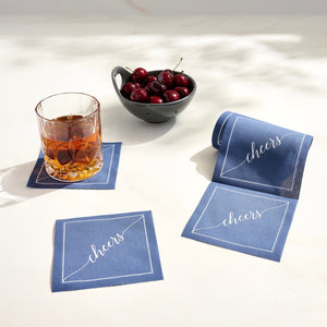 Mystic Blue Cocktail Napkins