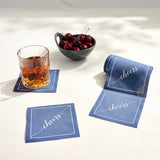 Mystic Blue Cocktail Napkins