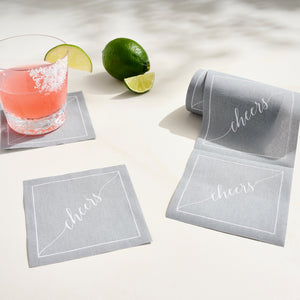 Silver Fox Cocktail Napkins