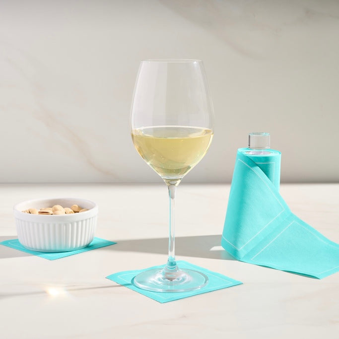 Glass Cocktail Napkin Stand