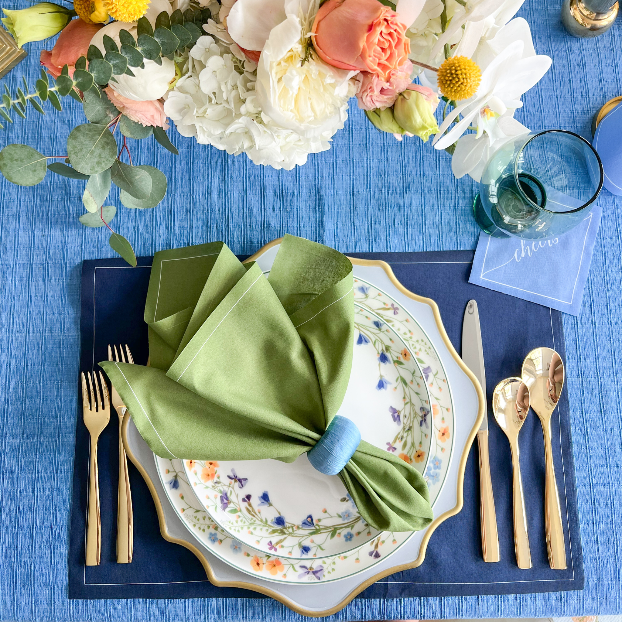 Olive Dinner Napkins