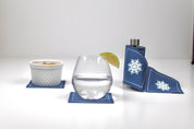 Let it Snow Cocktail Napkins - Mystic Blue