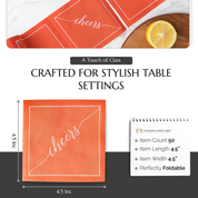 Late Sunset Cocktail Napkins