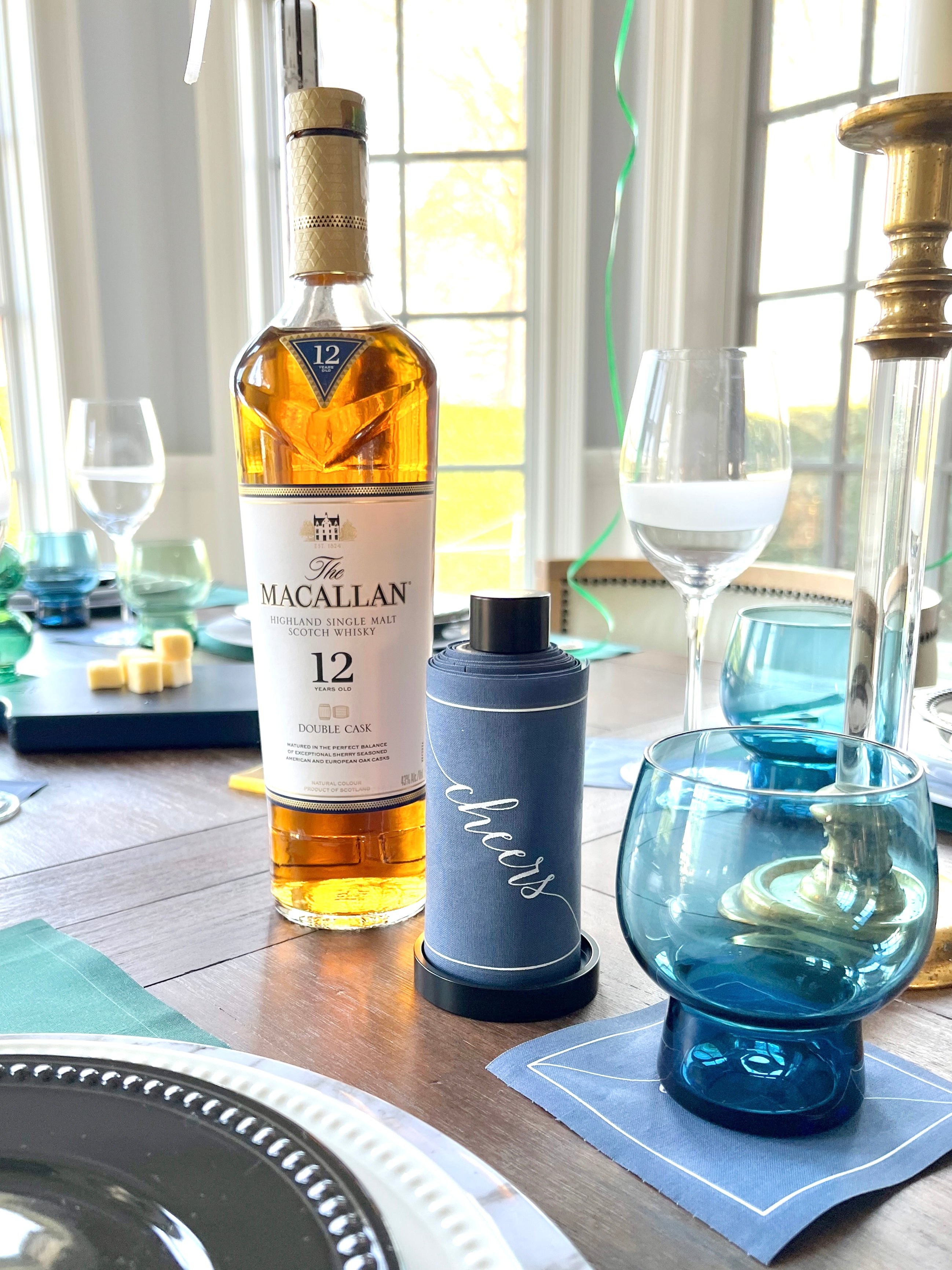 Black Matte Cocktail Napkin Stand