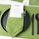 Olive Dinner Napkins