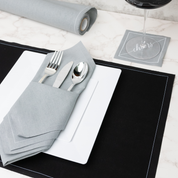 Silver Fox Dinner Napkins