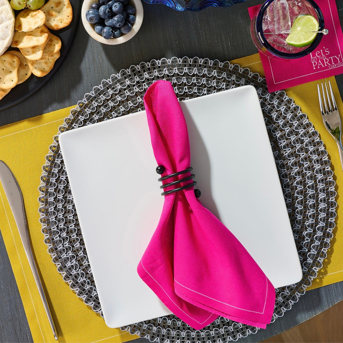 Blush Crush Dinner Napkins