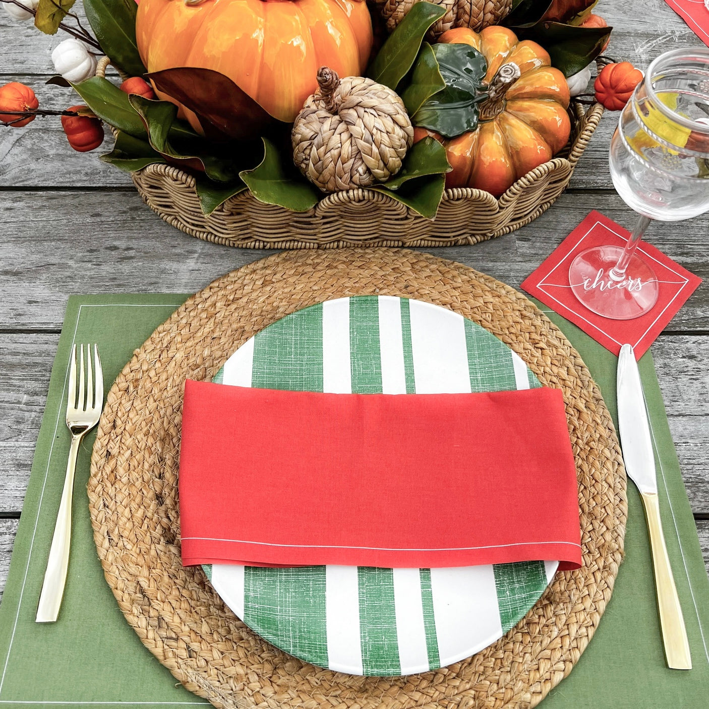 Late Sunset Dinner Napkins