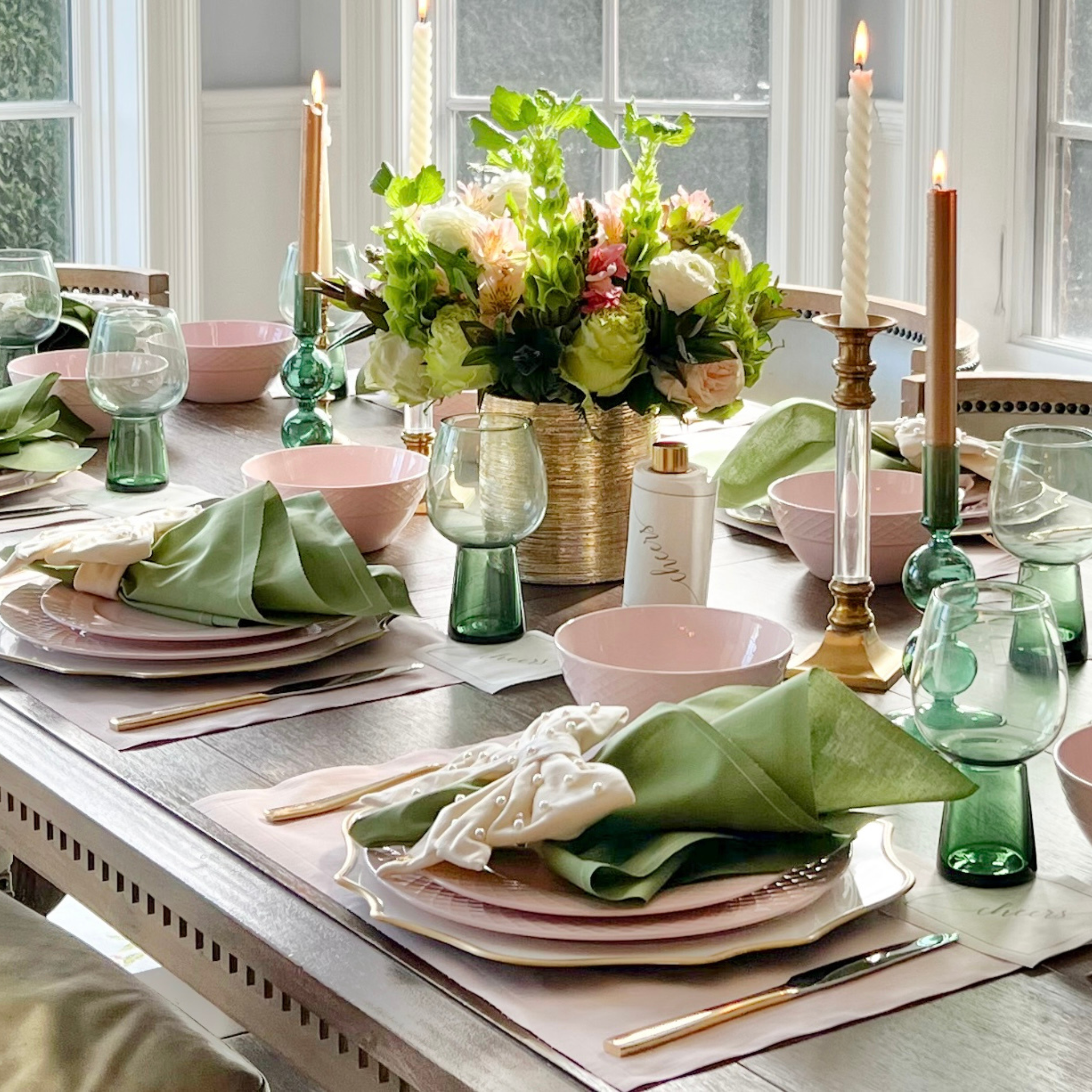 Olive Dinner Napkins