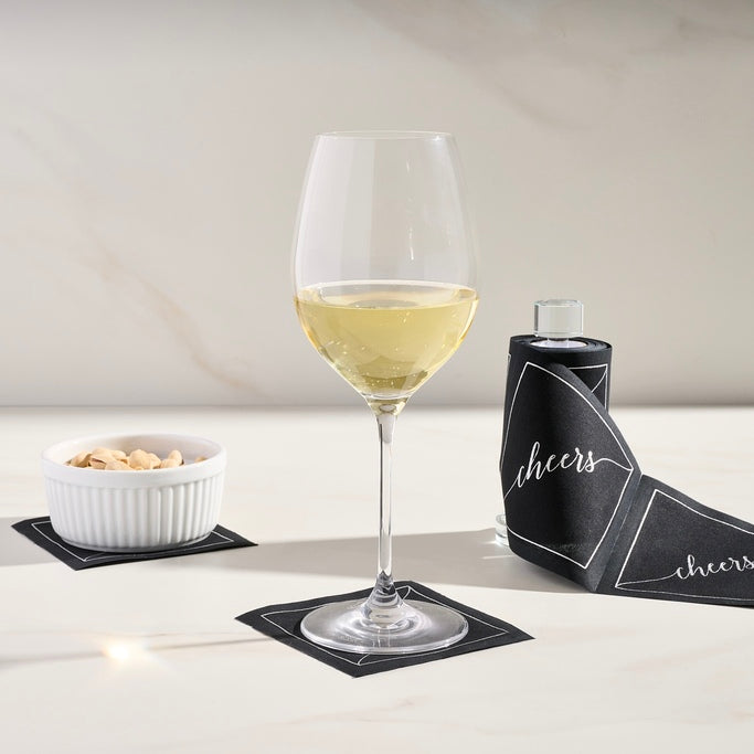 Glass Cocktail Napkin Stand