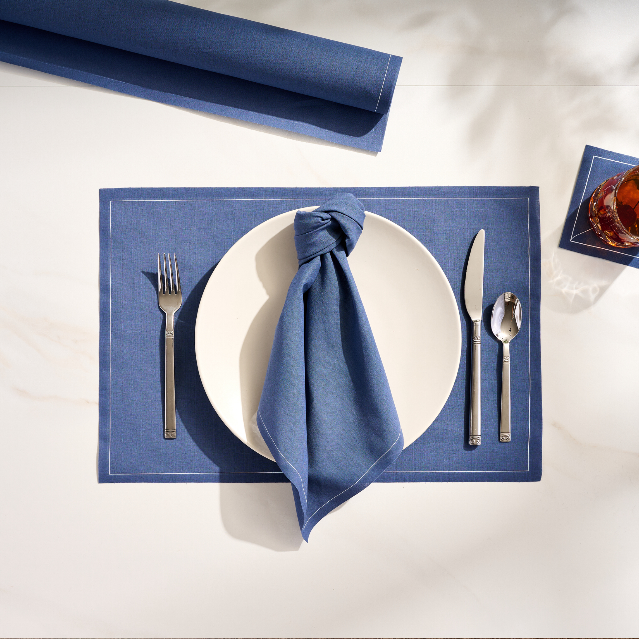 Mystic Blue Dinner Napkins
