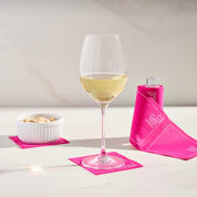 Glass Cocktail Napkin Stand
