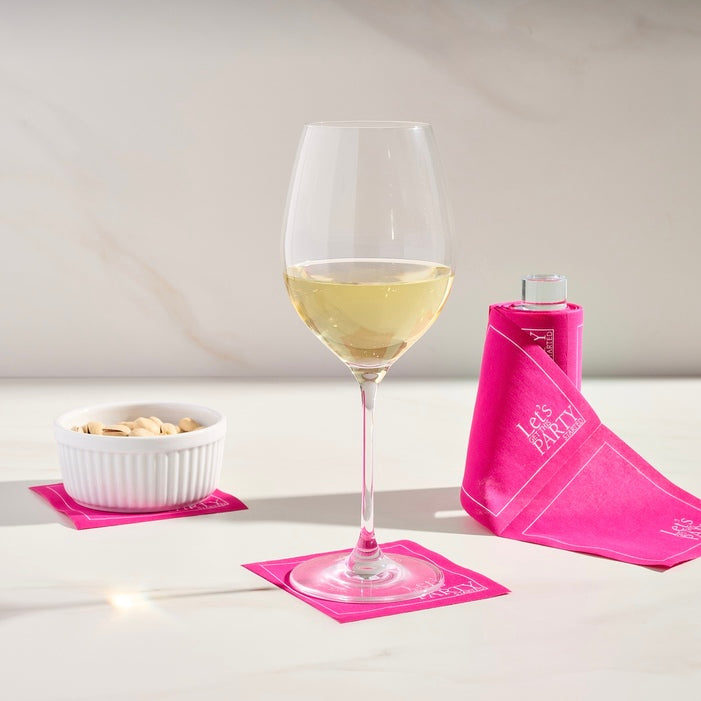 Glass Cocktail Napkin Stand