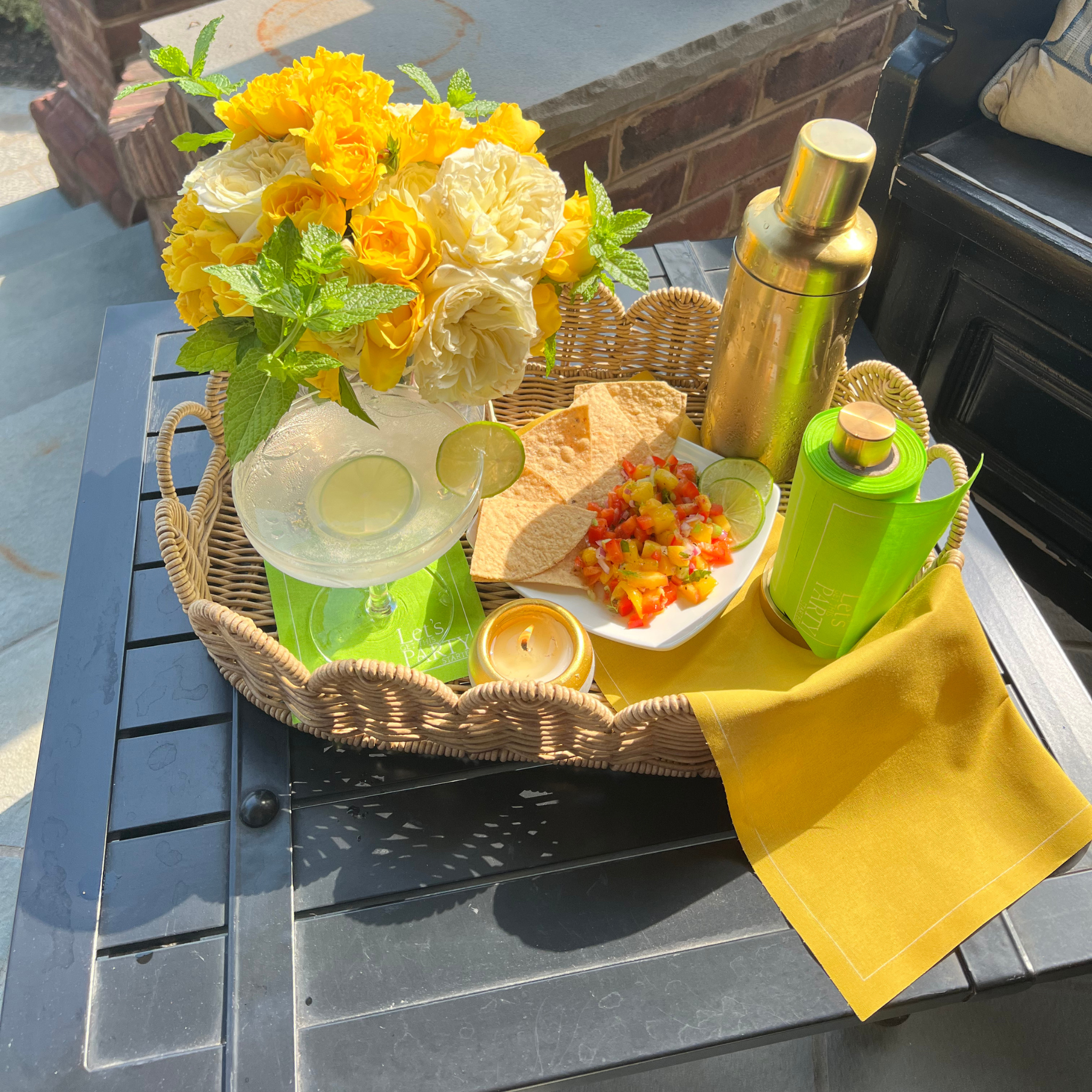 Golden Child Dinner Napkins