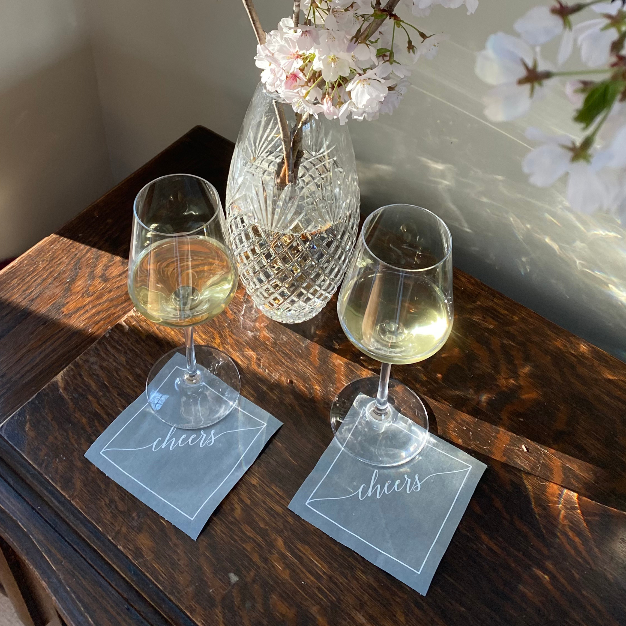 Silver Fox Cocktail Napkins