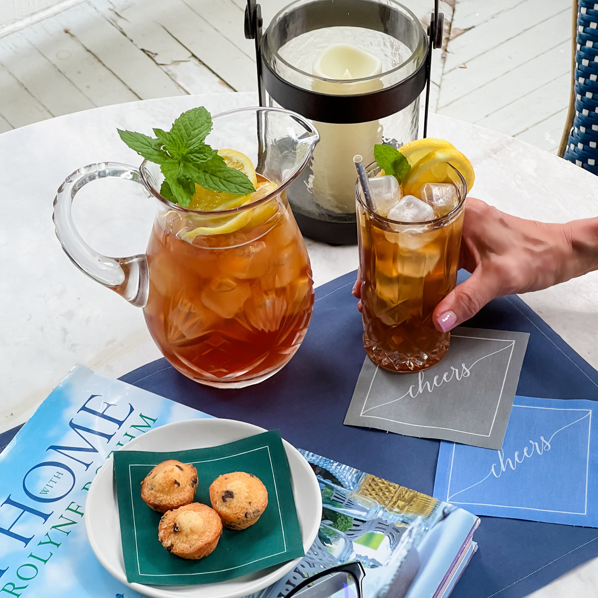 Silver Fox Cocktail Napkins