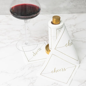 Golden Salute Cocktail Napkins