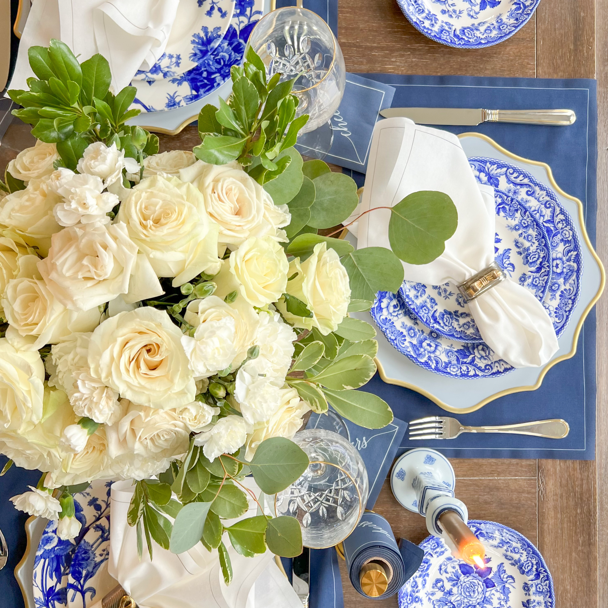 Mystic Blue Cocktail Napkins