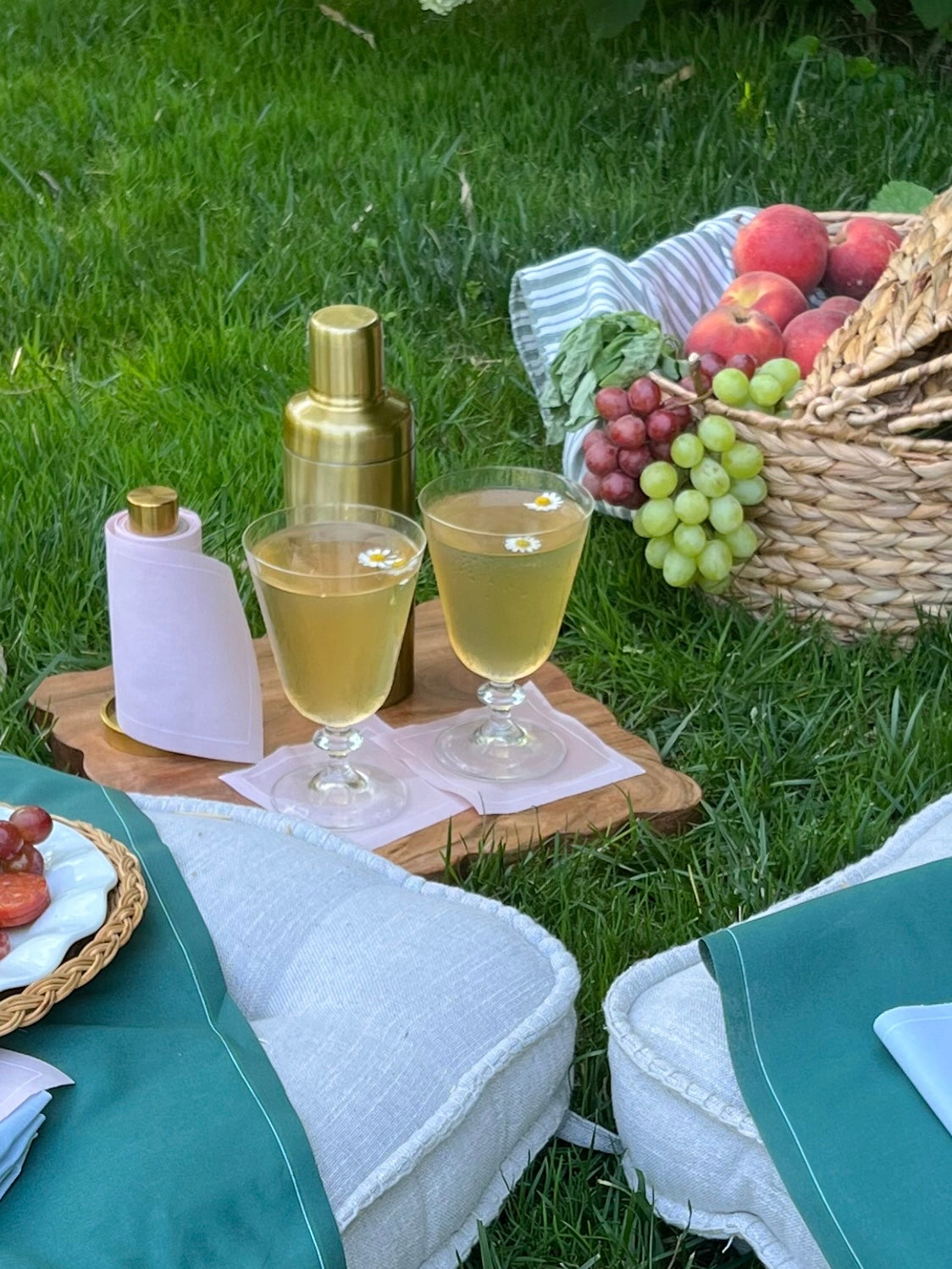 Gold Cocktail Napkin Stand