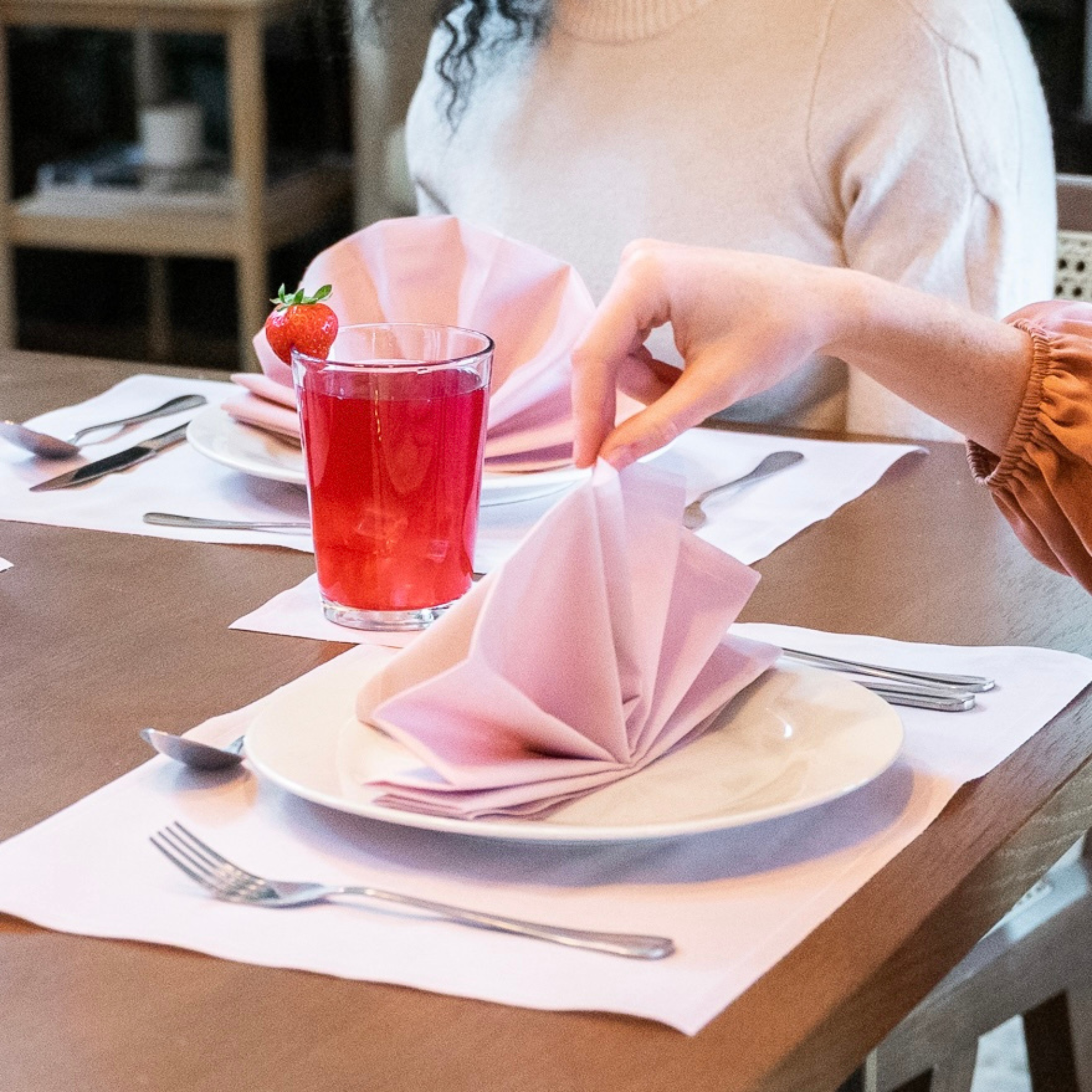 Light Crush Dinner Napkins