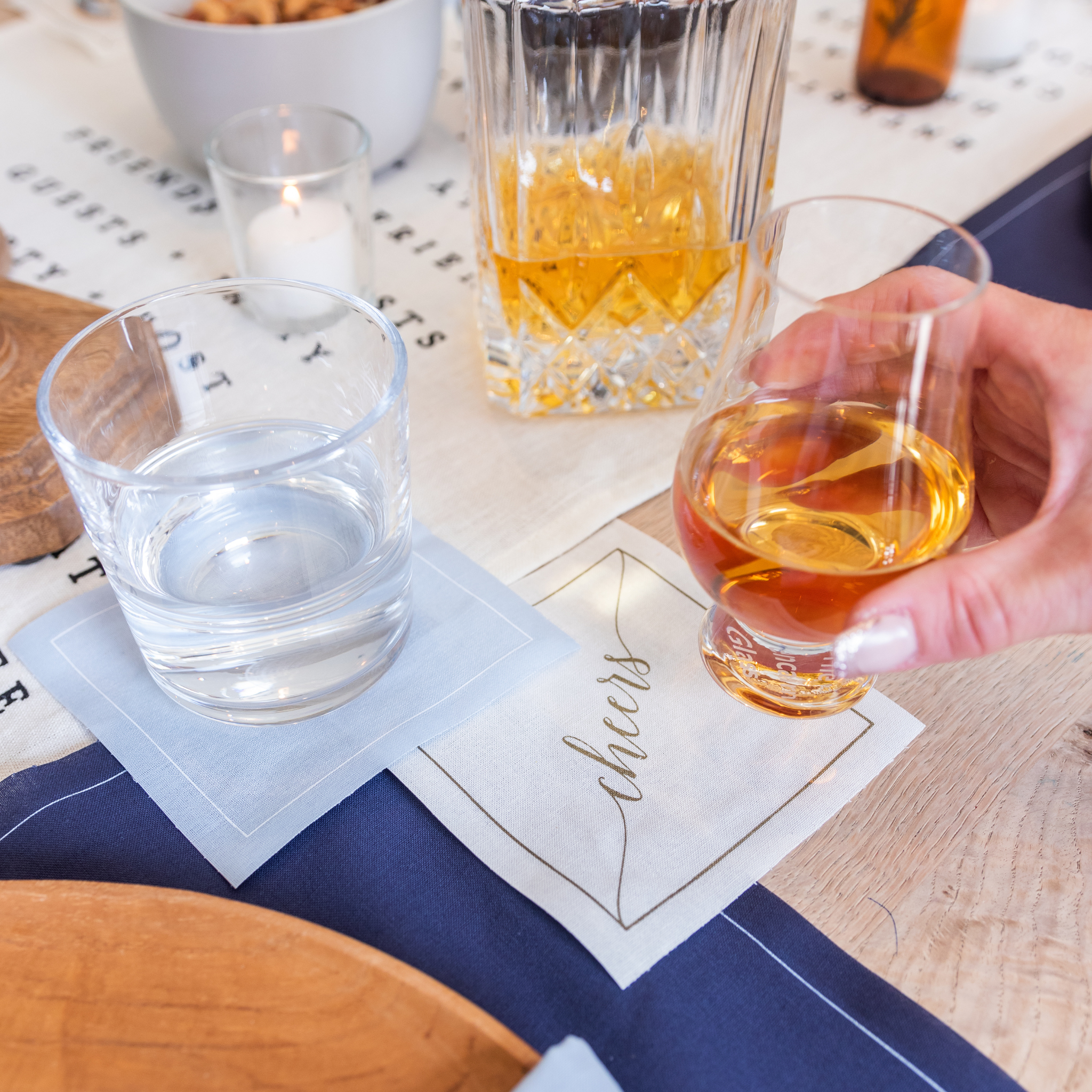 Golden Salute Cocktail Napkins