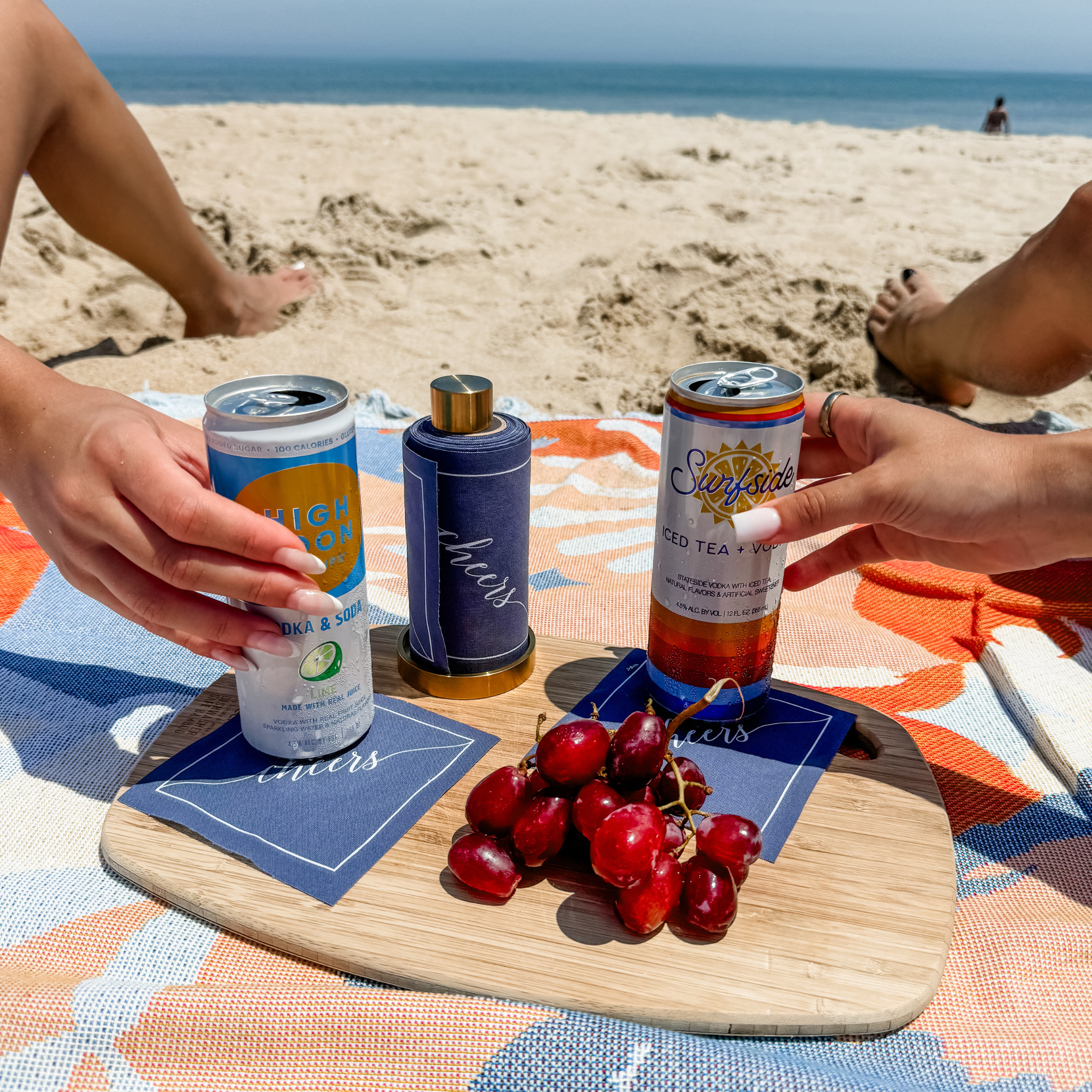 Mystic Blue Cocktail Napkins