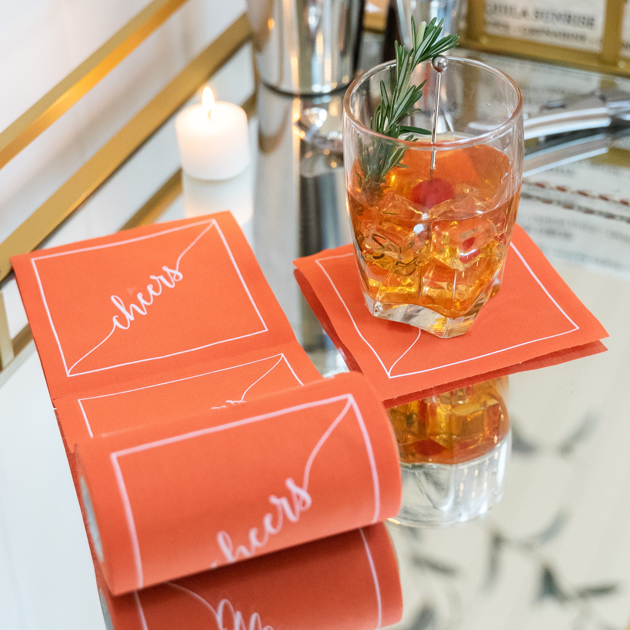 Late Sunset Cocktail Napkins