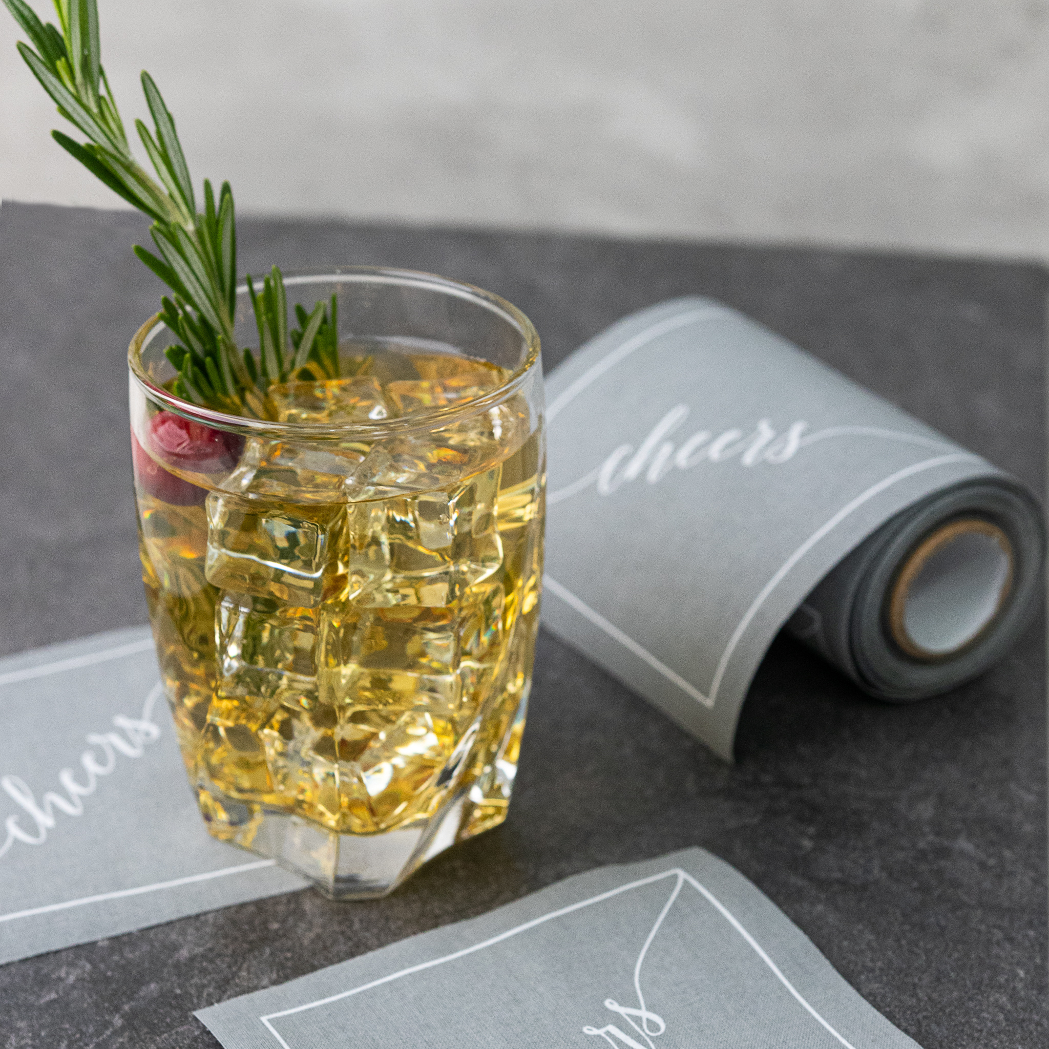 Silver Fox Cocktail Napkins