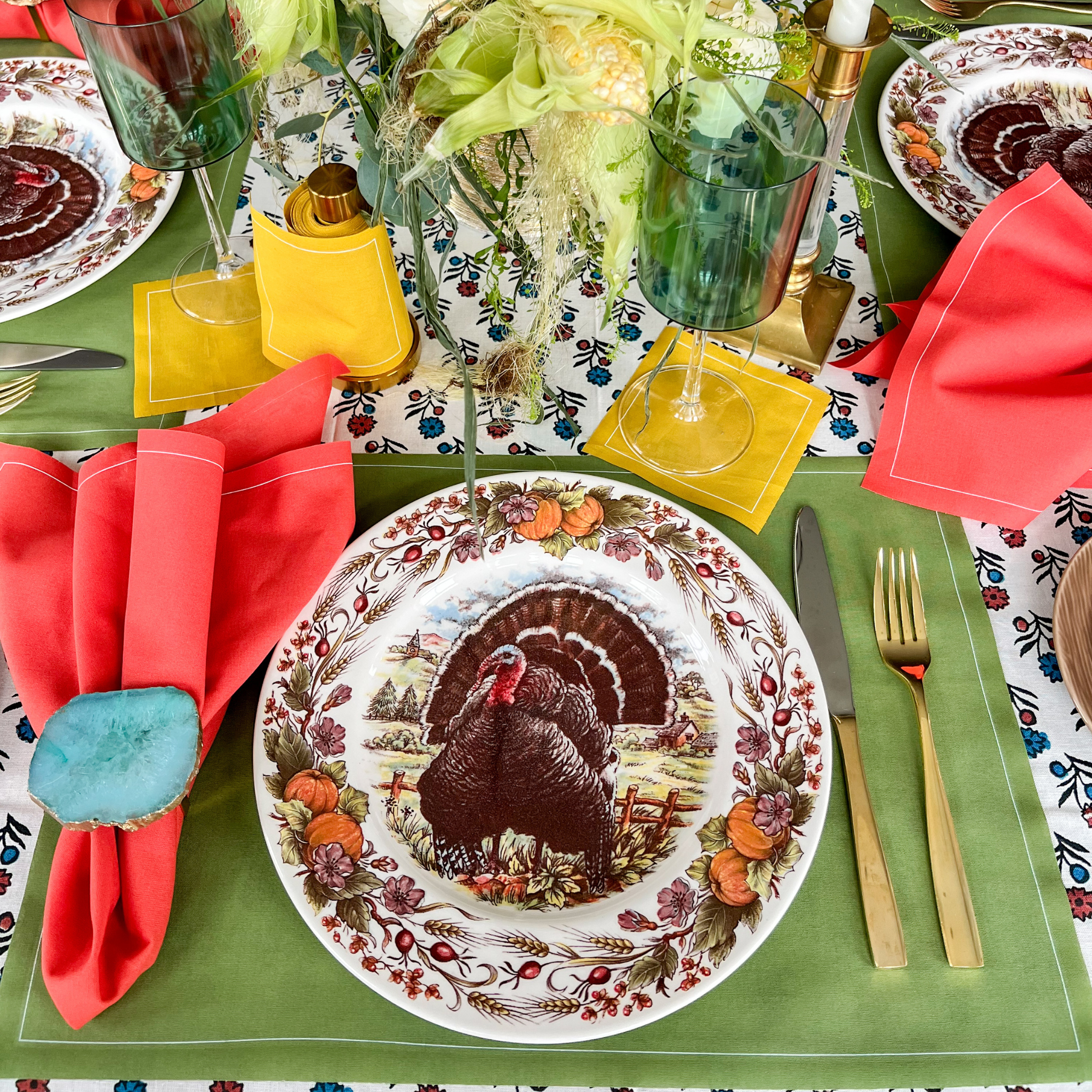 Late Sunset Dinner Napkins