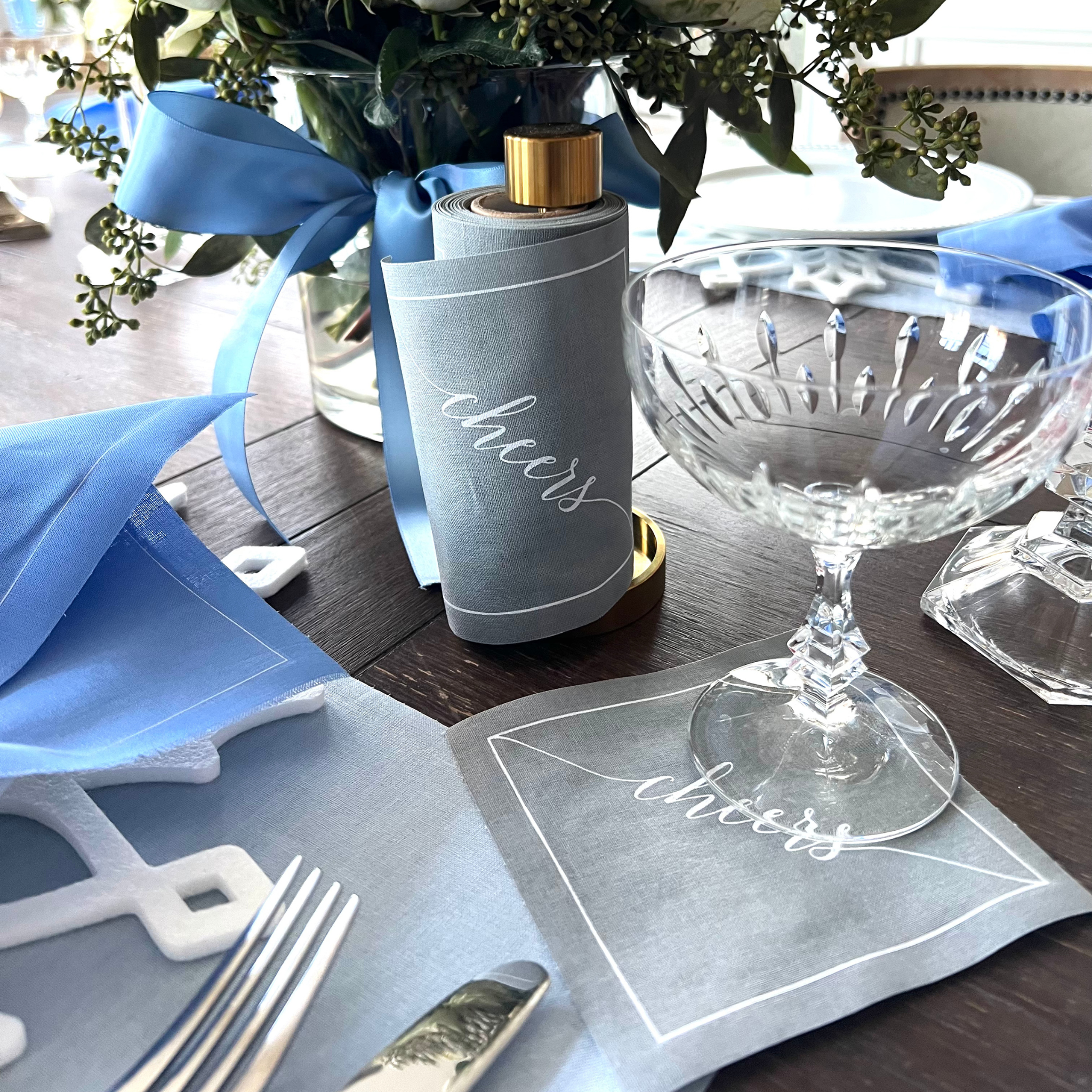 Silver Fox Cocktail Napkins
