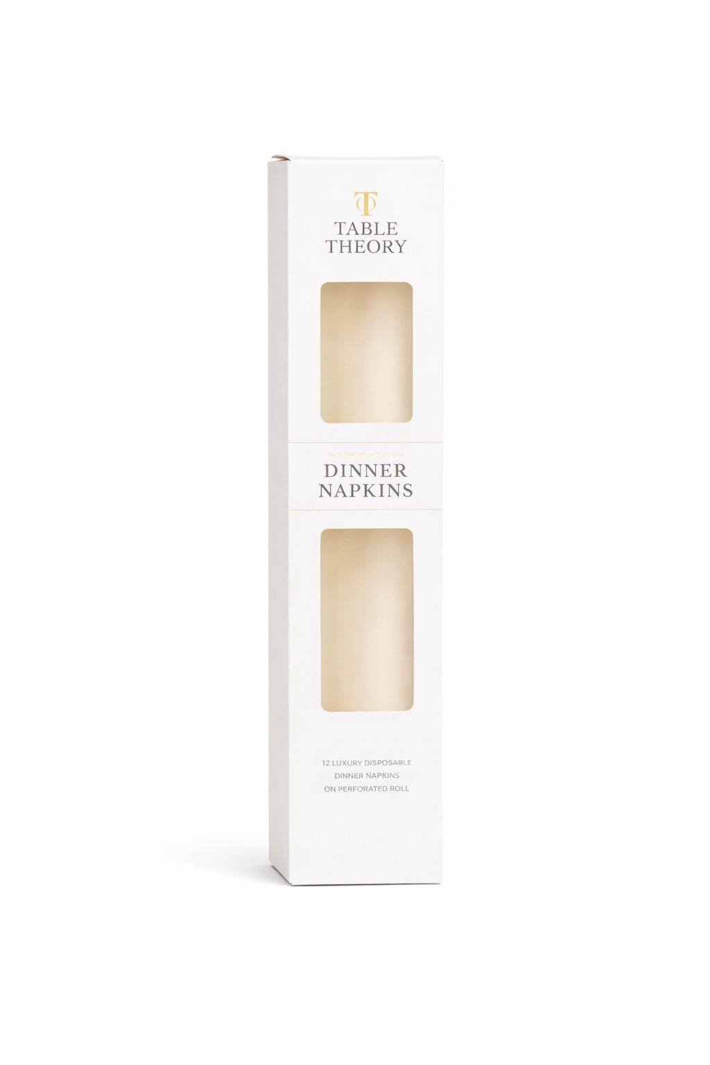 19.5" X 2.25" X 2.25" DINNER NAPKINS ROLL BOX
