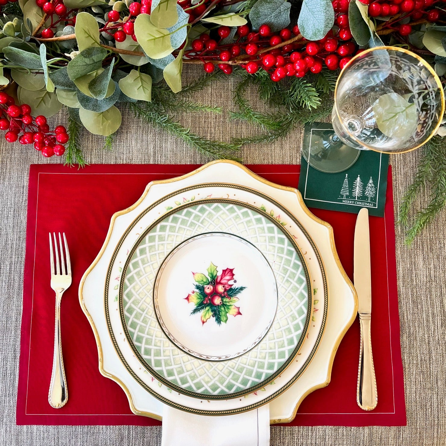 Whispering Pines Cocktail Napkins