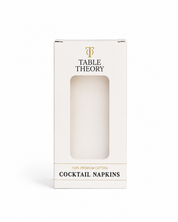 5" X 3" X 3" COTTON COCKTAIL NAPKIN BOX