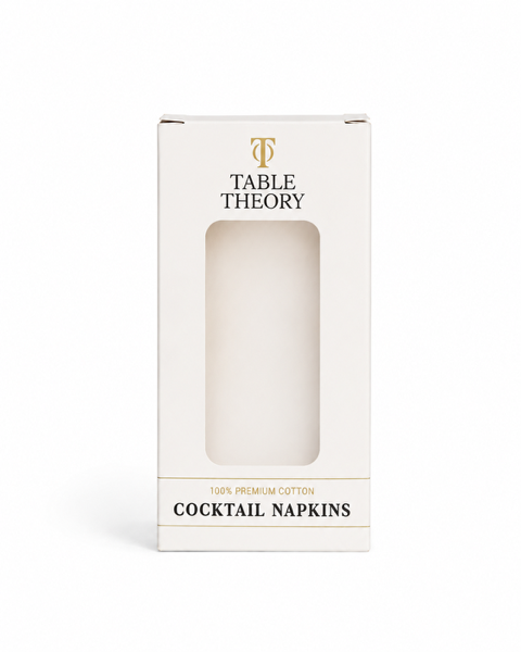 5" X 3" X 3" COTTON COCKTAIL NAPKIN BOX