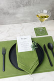 Olive Dinner Napkins