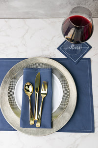 Mystic Blue Dinner Napkins